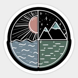 Nature Lover Minimalist Sticker